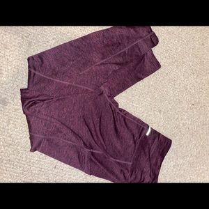 burgundy aerie leggings